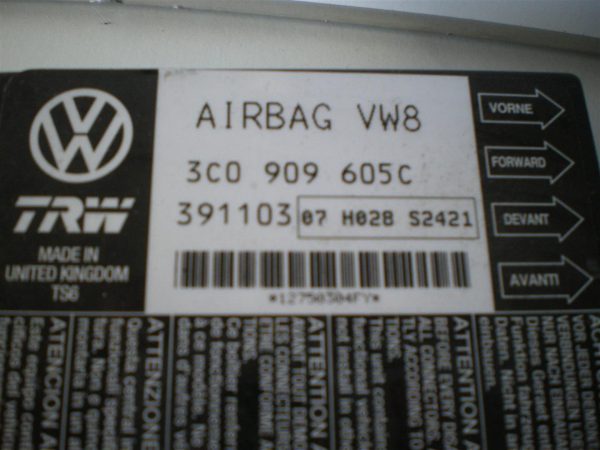 VW PASSAT L.08, AIRBAG RAČUNALNIK - Image 2