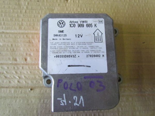 VW POLO L.03, AIRBAG RAČUNALNIK