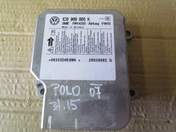 VW POLO L.07, AIRBAG RAČUNALNIK