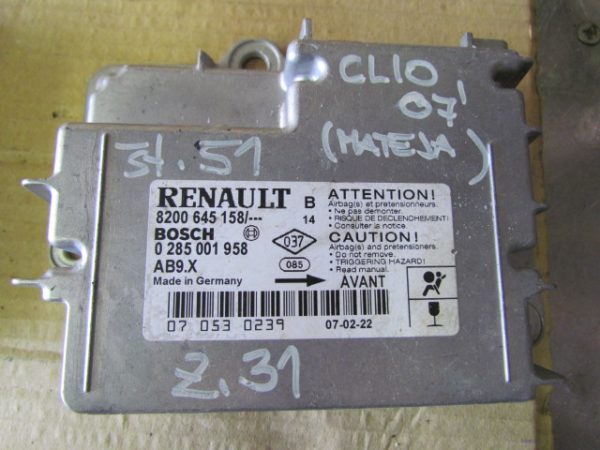 RENAULT CLIO L.07, AIRBAG RAČUNALNIK