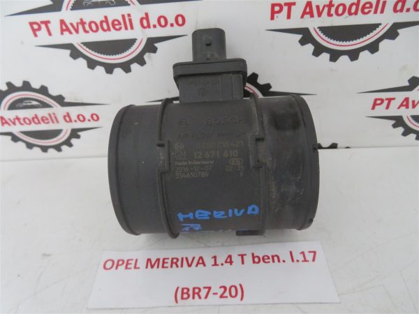 OPEL MERIVA 1.4 T BEN. L.17, SENZOR ZA PRETOK ZRAKA