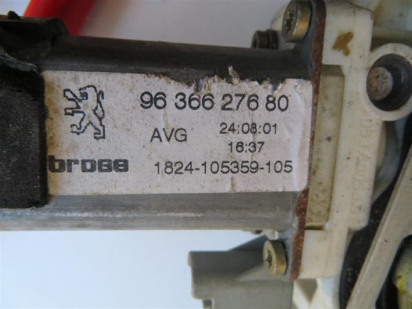 PEUGEOT 206 CABRIO L.02, MEHANIZEM ZA DVIG STEKLA, LEVI - Image 4