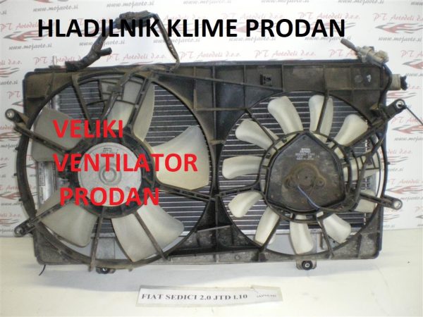 FIAT SEDICI 2.0 JTDM L.10, VENTILATOR