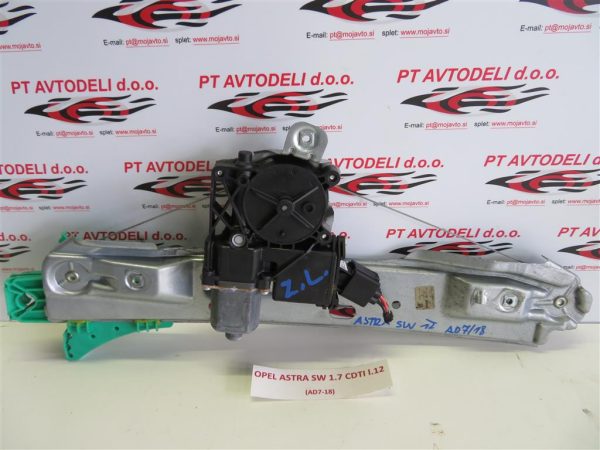 OPEL ASTRA SW 1.7 CDTI L.12, MEHANIZEM ZA DVIG STEKLA, ZADNJI LEVI