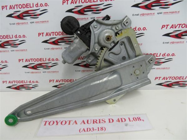 TOYOTA AURIS L.08, MEHANIZEM ZA DVIG STEKLA, ZADNJI LEVI - Image 2