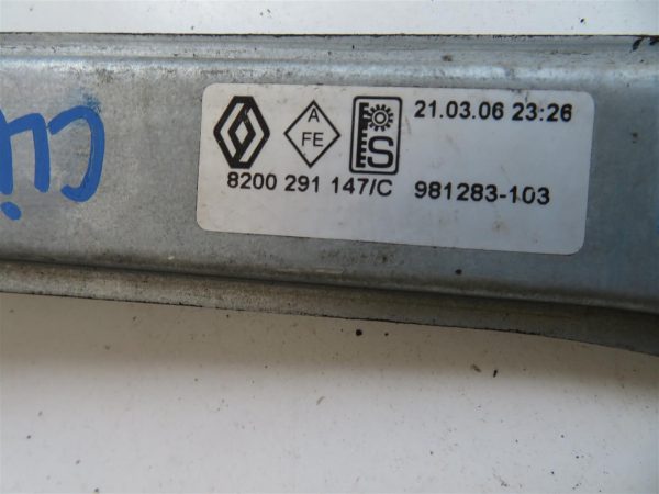 RENAULT CLIO L.07, MEHANIZEM ZA DVIG STEKLA, PREDNJI DESNI - Image 3