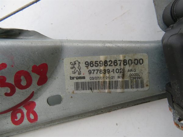 PEUGEOT 308 L.08, MEHANIZEM ZA DVIG STEKLA, ZADNJI LEVI - Image 3