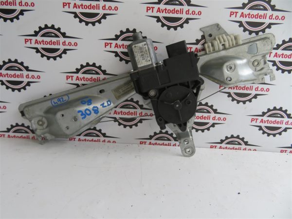 PEUGEOT 308 L.08, MEHANIZEM ZA DVIG STEKLA, ZADNJI DESNI