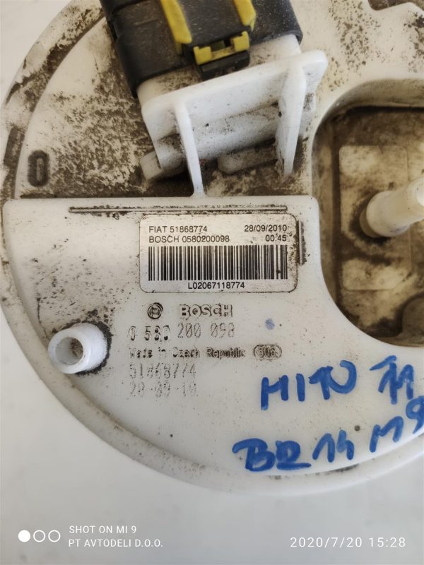 ALFA ROMEO MITO 1.4 BEN. L.11, PUMPA GORIVA V REZERVOARJU - Image 3