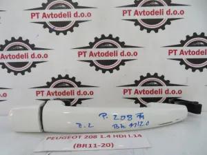 PEUGEOT 208 L.14, ZUNANJA KLJUKA VRAT, ZADNJA LEVA