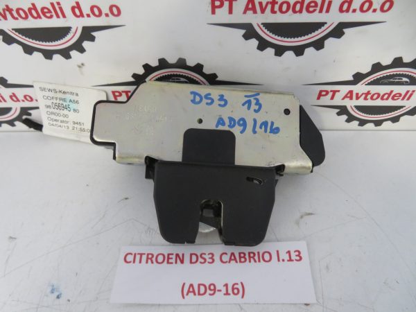 CITROEN DS3 CABRIO L.13, KLJUČAVNICA POKROVA PRTLJAGE