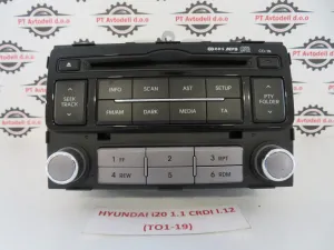 HYUNDAI I20 L.12, RADIO- ORIGINAL