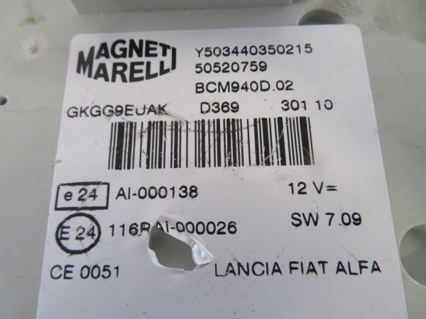 ALFA ROMEO GIULIETTA 2.0 JTDM L.10, MOTORNI RAČUNALNIK KOMPLET - Image 5