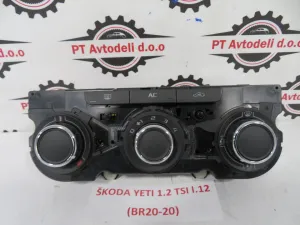 ŠKODA YETI L.12, STIKALA ROČNE KLIME