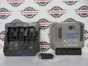 VW CADDY 2.0 TDI L.10, MOTORNI RAČUNALNIK KOMPLET