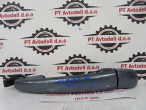 PEUGEOT PARTNER L.10, ZUNANJA KLJUKA VRAT, ZADNJA LEVA