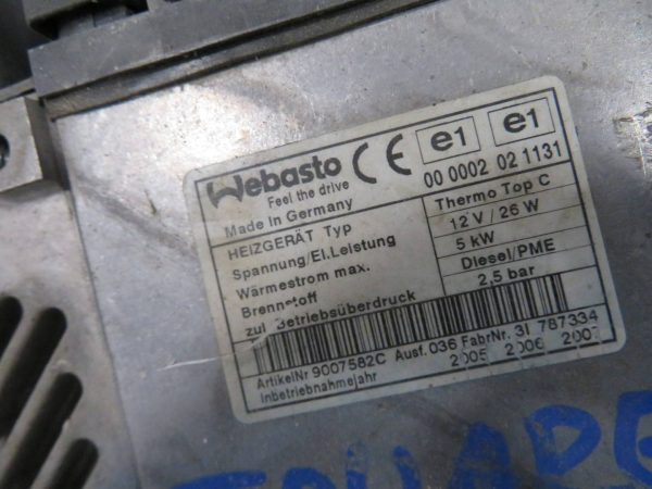 VW TOUAREG L.04, WEBASTO GRETJE - Image 4