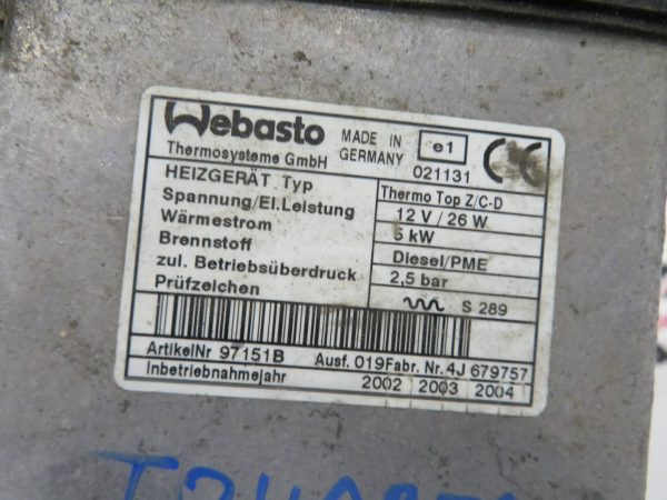 VW TOUAREG L.07, WEBASTO GRETJE - Image 5