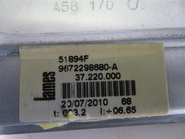 CITROEN C3 PICASSO L.10, MEHANIZEM ZA DVIG STEKLA, ZADNJI LEVI - Image 2