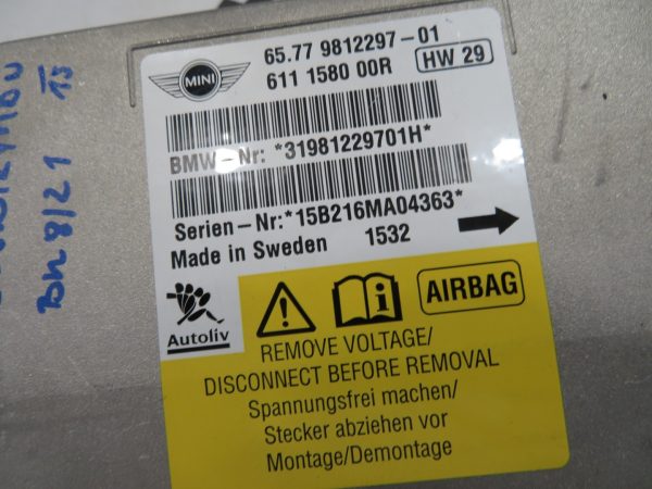 MINI COUNTRYMAN R60 L.15, AIRBAG RAČUNALNIK - Image 2