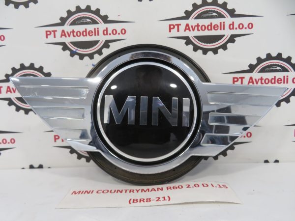 MINI COUNTRYMAN R60 L.15, KLJUKA IN ZNAK POKROVA PRTLJAGE