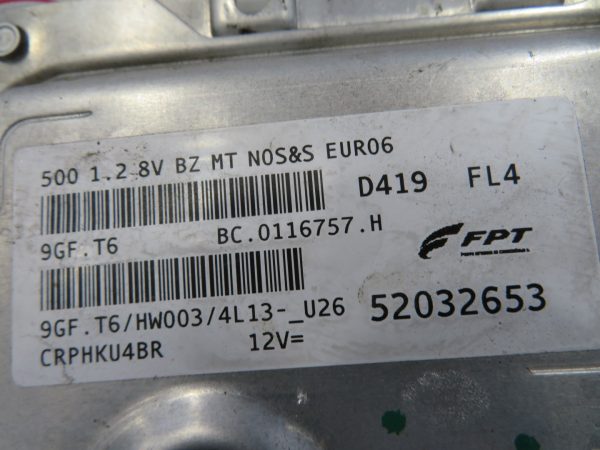 FIAT 500 1.2 BEN. L.16, MOTORNI RAČUNALNIK KOMPLET - Image 5