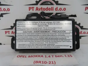 OPEL MOKKA L.15, ELEKTRONIKA