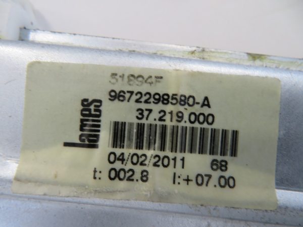 CITROEN C3 PICASSO L.12, MEHANIZEM ZA DVIG STEKLA, ZADNJI DESNI - Image 3