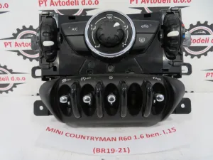 MINI COUNTRYMAN R60 L.15, KOMANDE ROČNE KLIME