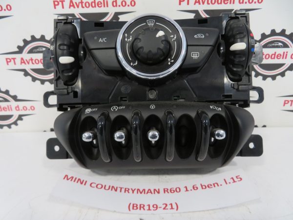 MINI COUNTRYMAN R60 L.15, KOMANDE ROČNE KLIME