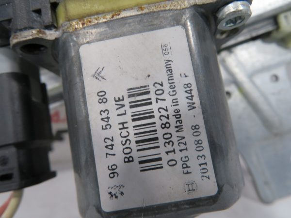 PEUGEOT 208 L.14, MEHANIZEM ZA DVIG STEKLA, PREDNJI DESNI - Image 2