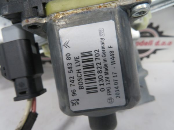 PEUGEOT 208 L.15, MEHANIZEM ZA DVIG STEKLA, PREDNJI DESNI - Image 2