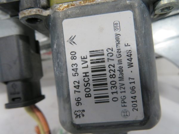 PEUGEOT 208 L.14, MEHANIZEM ZA DVIG STEKLA, PREDNJI DESNI - Image 2