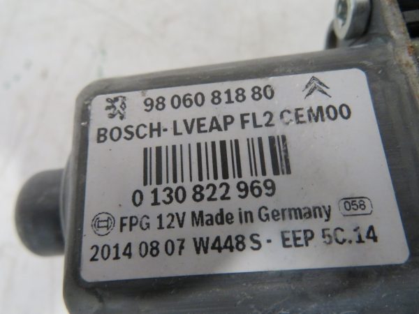 PEUGEOT 208 L.14, MOTORČEK ZA DVIG STEKEL, PREDNJI LEVI - Image 2