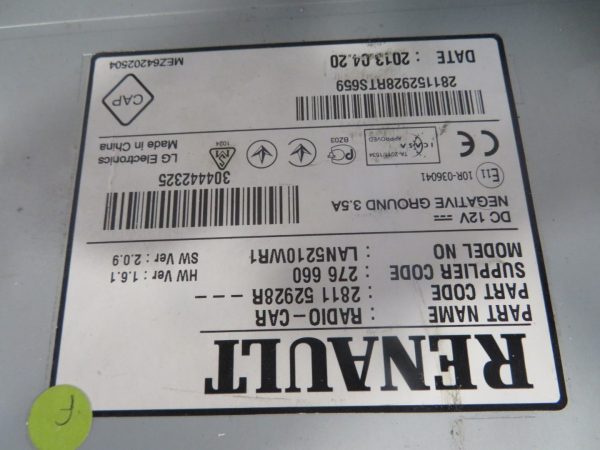 RENAULT CLIO L.15, RADIO Z NAVIGACIJO- ORIGINAL - Image 3