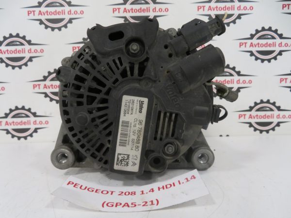 PEUGEOT 208 1.4 HDI L.14, ALTERNATOR - Image 3