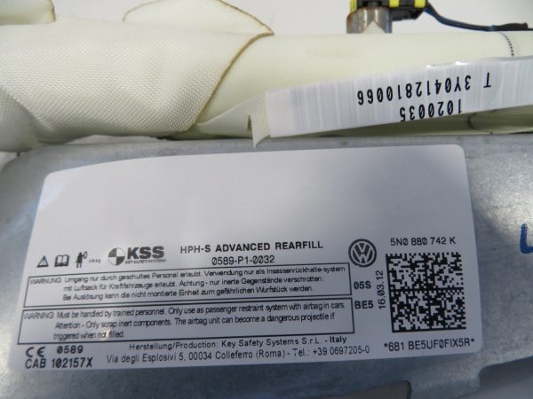 VW TIGUAN L.12, STREŠNI AIRBAG, DESNI - Image 2