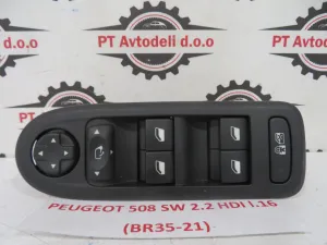 PEUGEOT 508 L.16, STIKALA ZA DVIG STEKEL