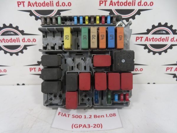 FIAT 500 L.08, ELEKTRONIKA Z VAROVALKAMI