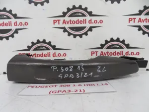 PEUGEOT 308 L.14, ZUNANJA KLJUKA VRAT, ZADNJA LEVA