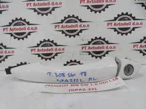 PEUGEOT 308 L.18, ZUNANJA KLJUKA VRAT, PREDNJA LEVA