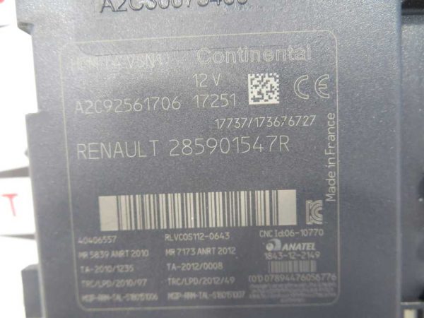 RENAULT CLIO L.16, ČITALEC KARTICE - Image 2