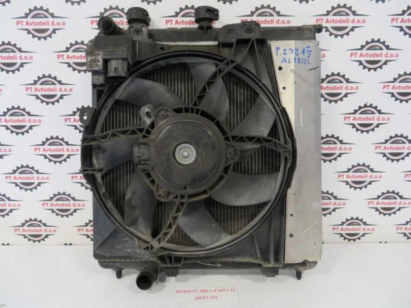 PEUGEOT 208 1.4 HDI L.15, HLADILNIK VODE IN VENTILATOR