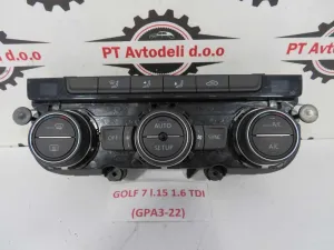 VW GOLF 7 L.15, KOMANDE AVTOMATSKE KLIME