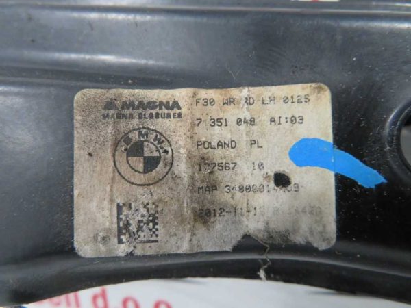 BMW 3 F31 L.15, MEHANIZEM ZA DVIG STEKLA, ZADNJI LEVI - Image 3