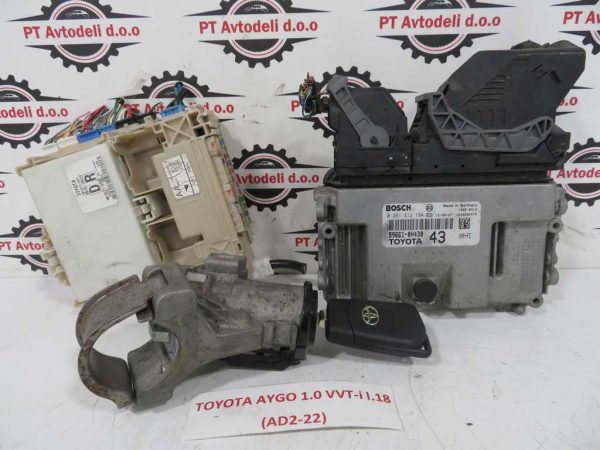 TOYOTA AYGO 1.0 BEN. L.18, MOTORNI RAČUNALNIK KOMPLET