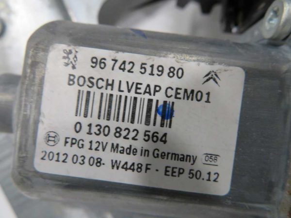 PEUGEOT 208 L.16, MEHANIZEM ZA DVIG STEKLA, PREDNJI LEVI - Image 3