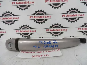 PEUGEOT 208 L.16, ZUNANJA KLJUKA VRAT, PREDNJA LEVA