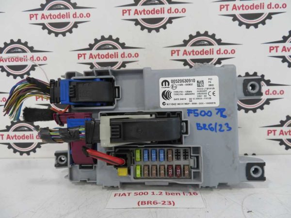 FIAT 500 1.2 BEN. L.16, ELEKTRONIKA Z VAROVALKAMI