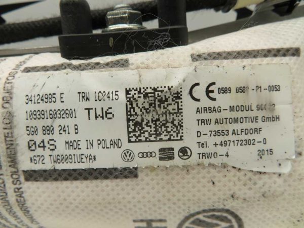 VW GOLF 7 L.15, SEDEŽNI AIRBAG, LEVI - Image 2